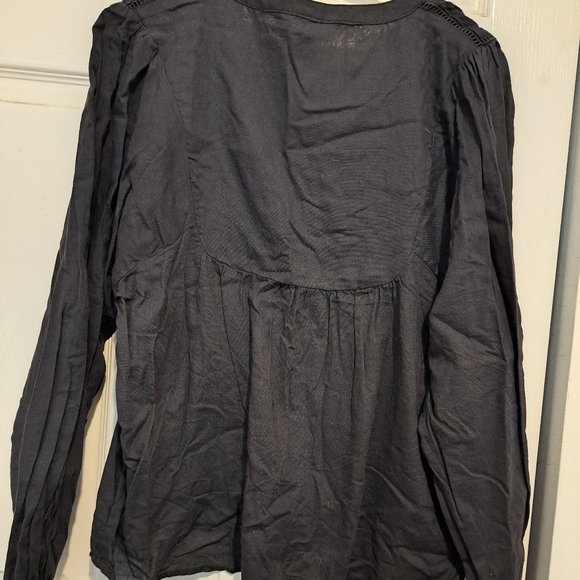 H&M Flowy Peasant Style Top/Blouse - Picture 6 of 7